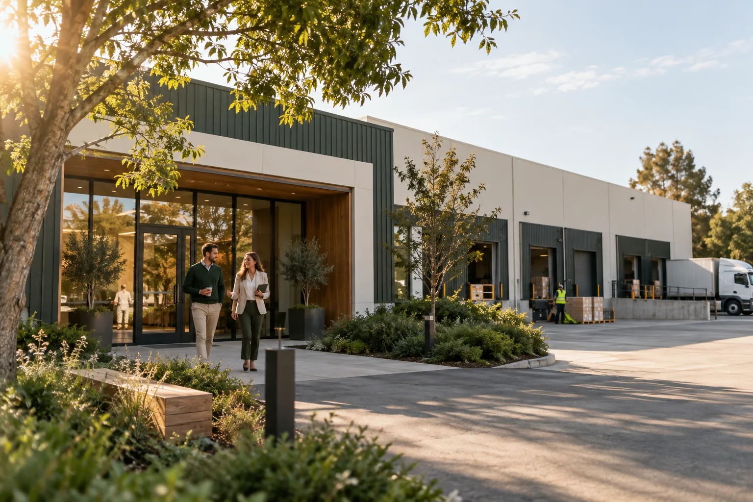 An identifiable manufacturing business location