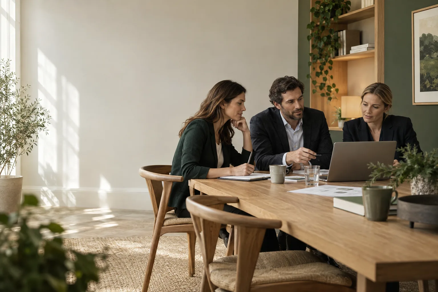 Professional Services workplace and business team