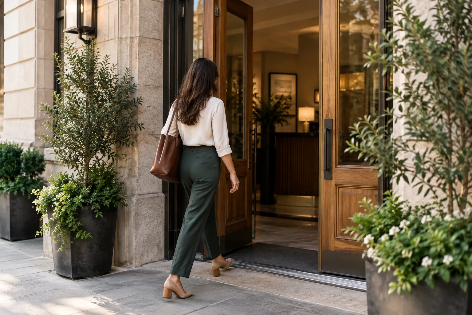 An identifiable professional services business location